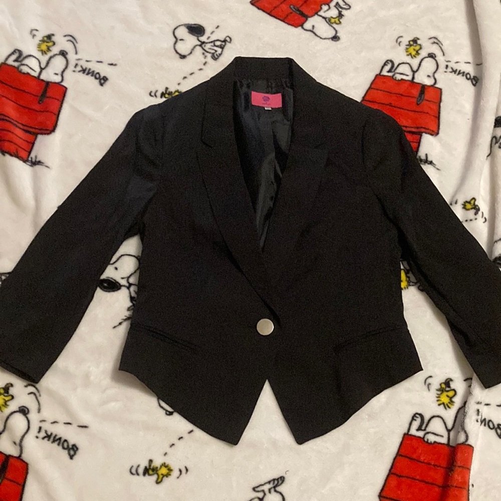korean black blazer !!!